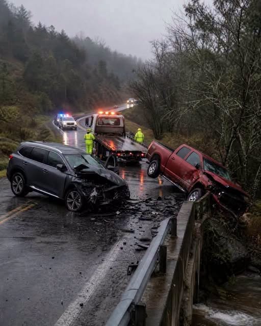 A severe accident happened just minutes ago on the Sa… see more…