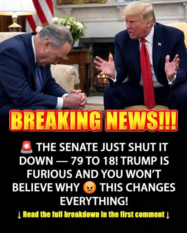SENATE JUST SHOCKED TRUMP 79-18! YOU WON’T BELIEVE WHY! Full Details in the First Comment! ⬇️