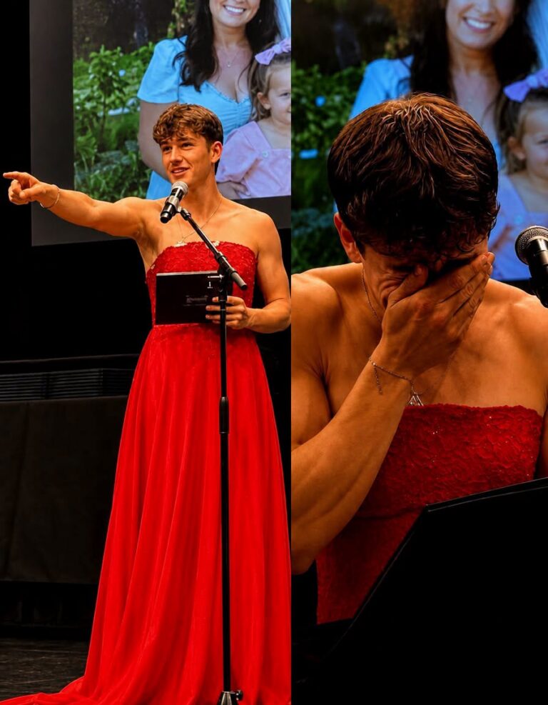 My Son Walked Across the Graduation Stage in His Twin Sister’s Red Dress—Then the Principal Read Her Final Letter